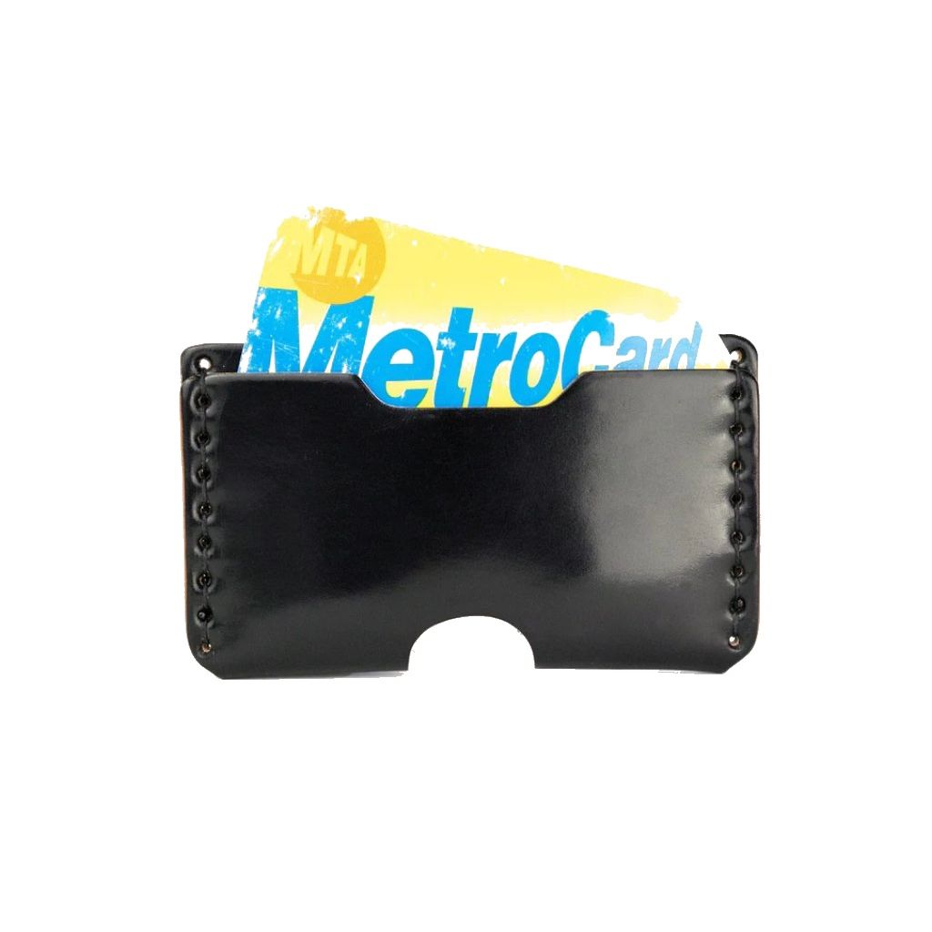 No. 397 Slim Card Case, Onyx Cordovan