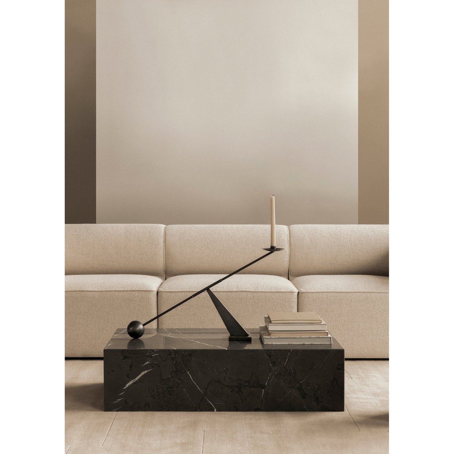 MARBLE PLINTH, LOW