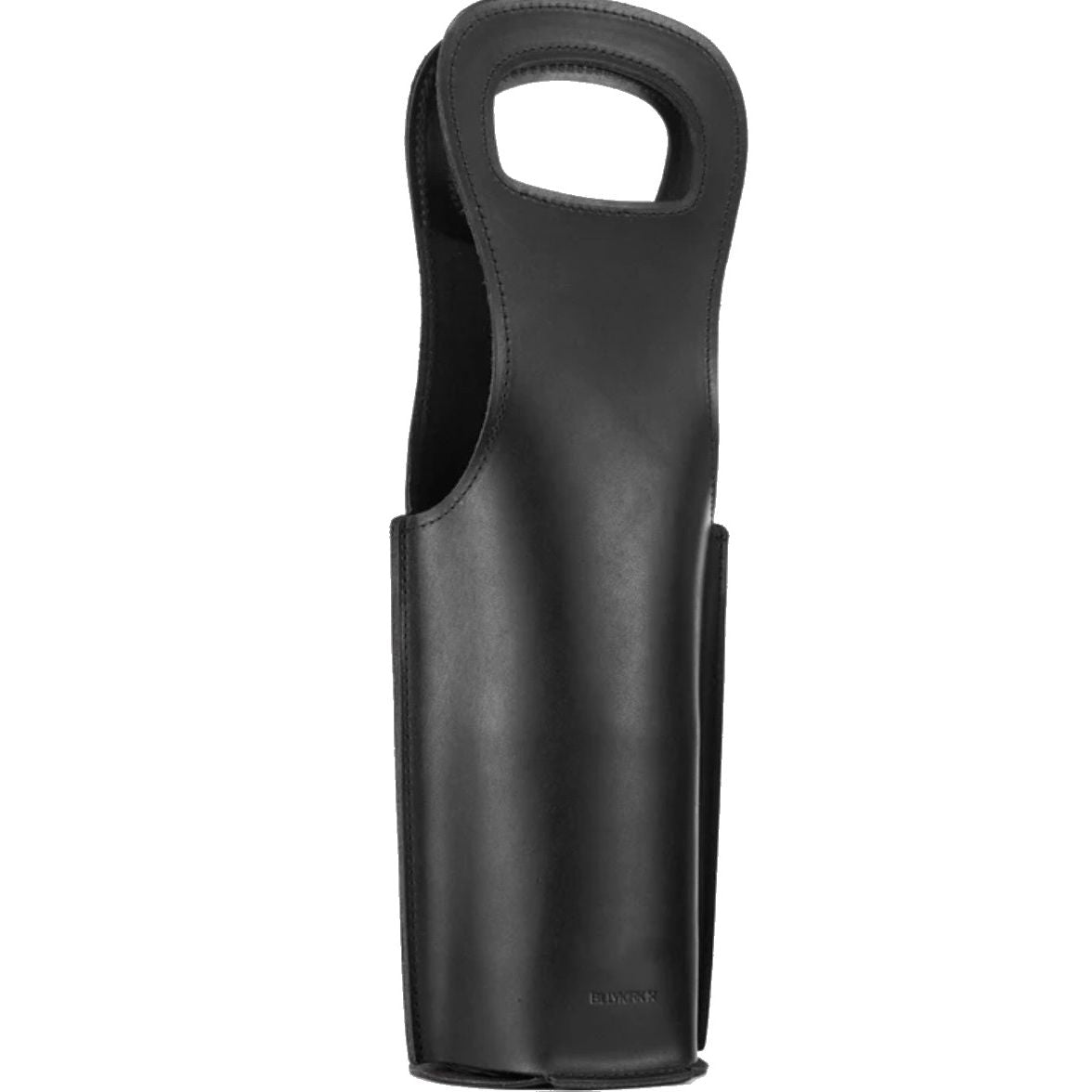 No. 520 Leather Wine Tote, Black