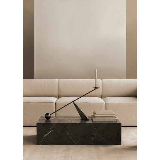 MARBLE PLINTH, LOW