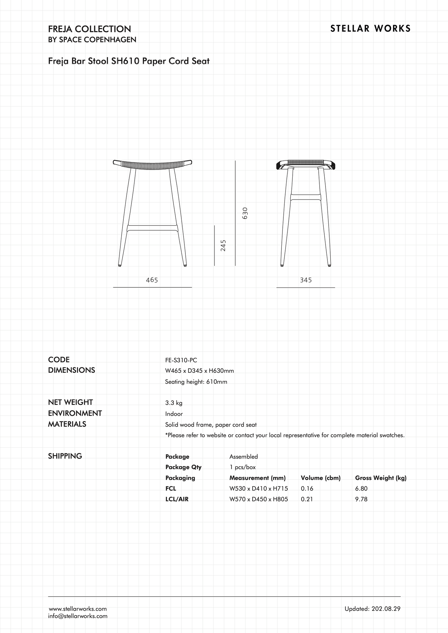 Freja Counter Stool