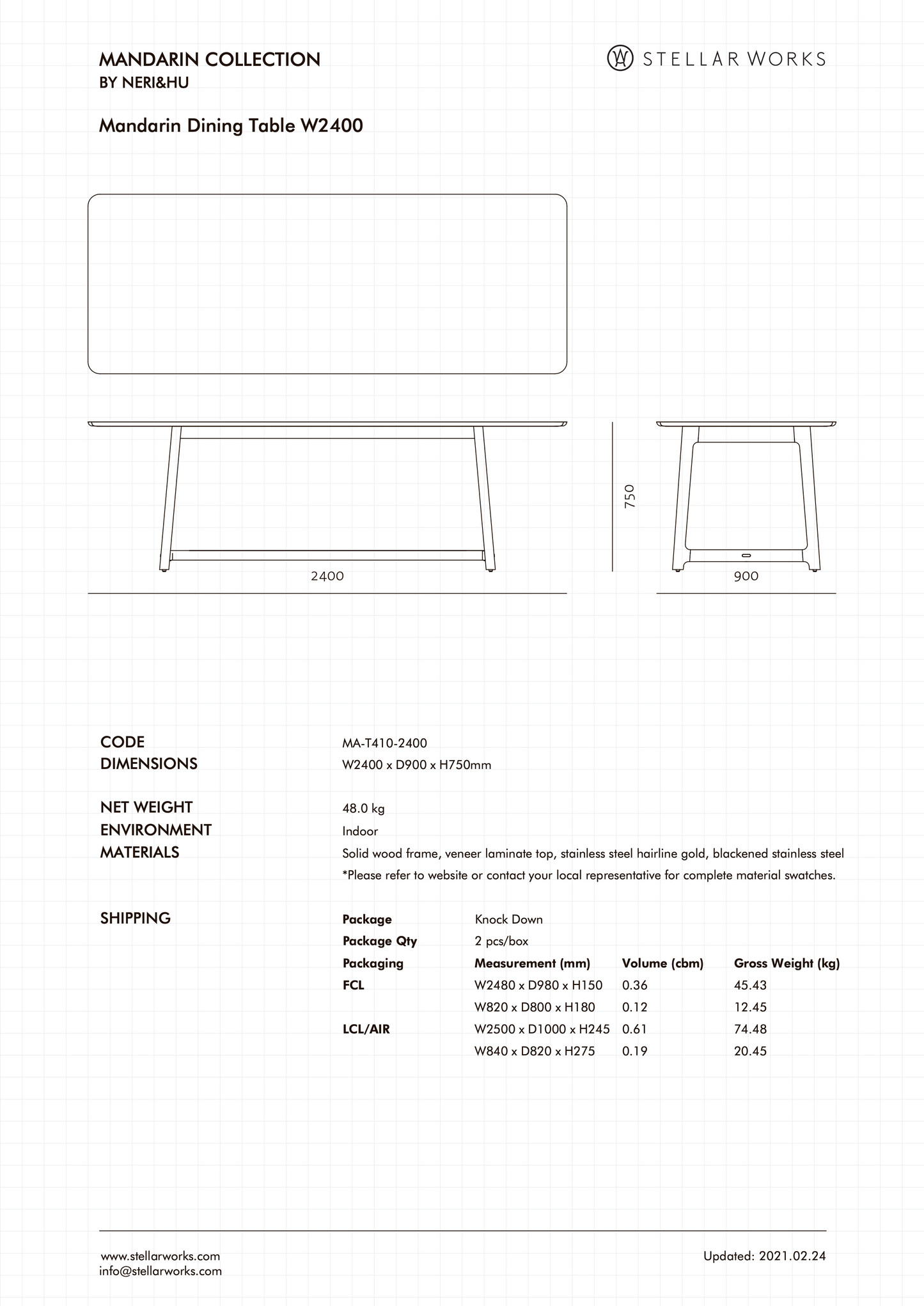 Mandarin Dining Table