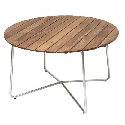 Table 9A 120 Teak — Untreated Teak / Hot-Galvanized Base