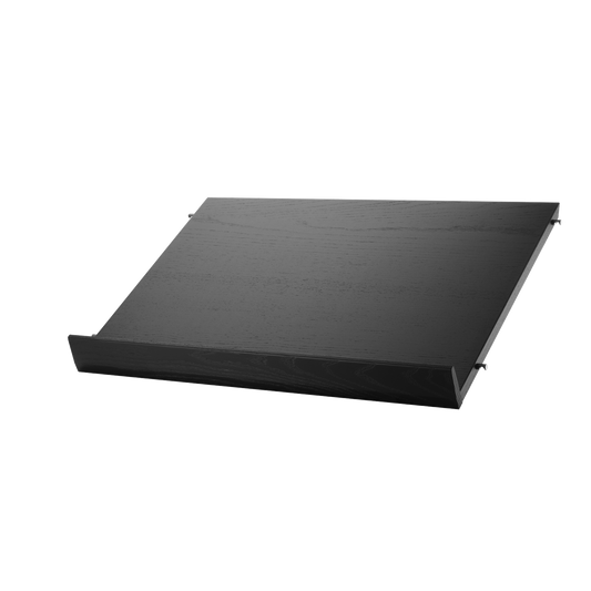 Magazine shelf solid w58 x d30 cm