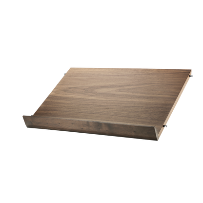Magazine shelf solid w58 x d30 cm