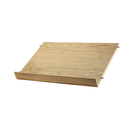 Magazine shelf solid w58 x d30 cm
