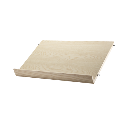Magazine shelf solid w58 x d30 cm